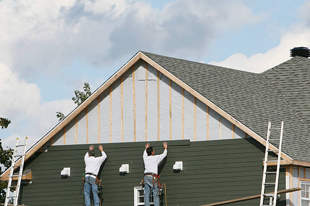 Professional Wood Siding technician working in Bridgeport, CT